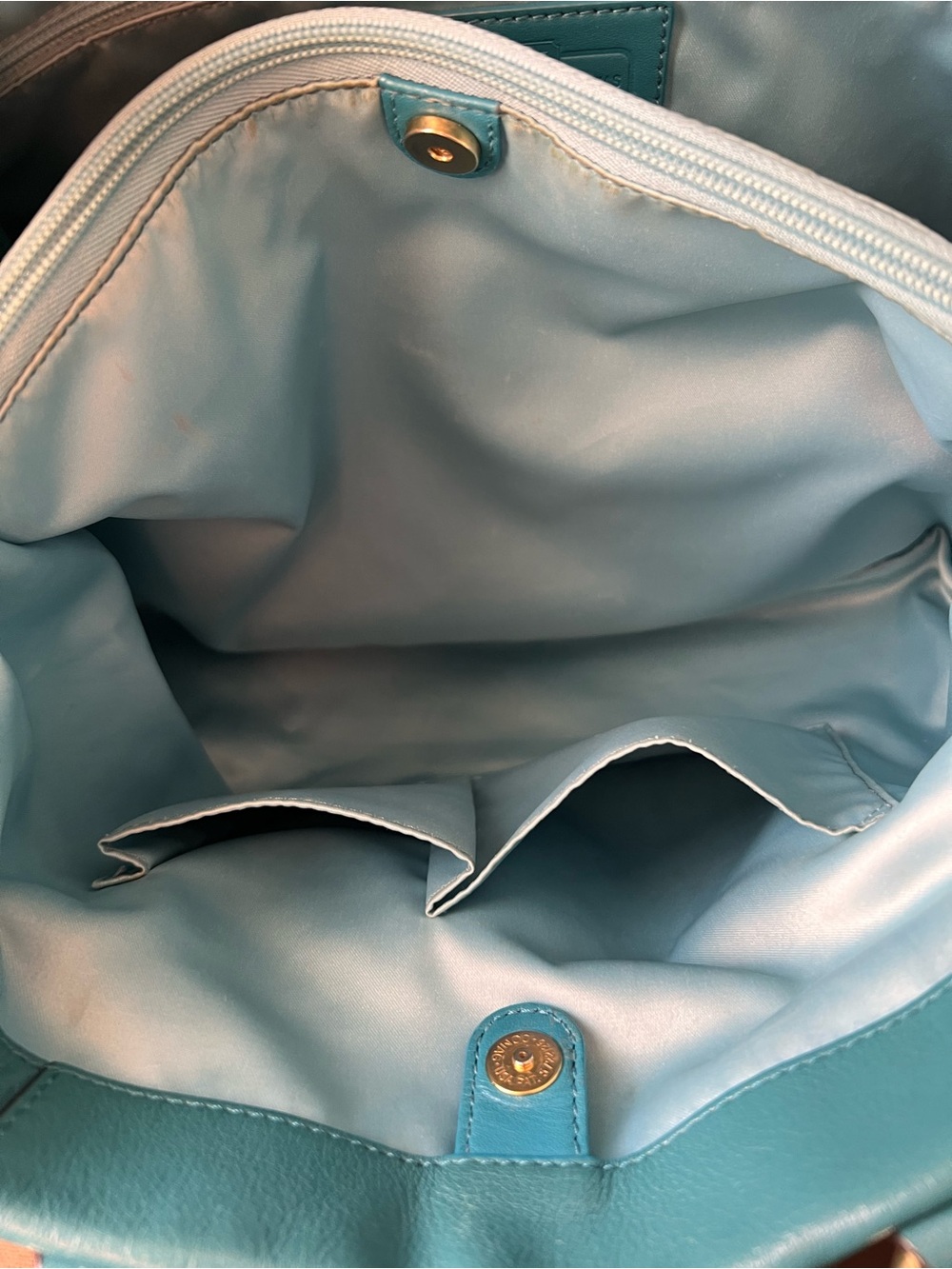 COACH Ashley Leather Caryall Satchel E1176-F15518 - Picture 10 of 13